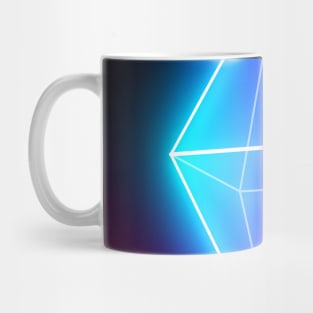 Neon landscape: Synth Crystal Mug